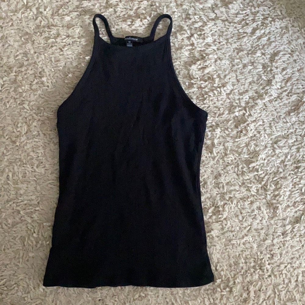 Black crop top